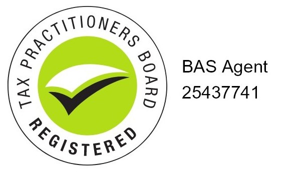 Registered BAS Agent badge from the Tax Practitioners Board